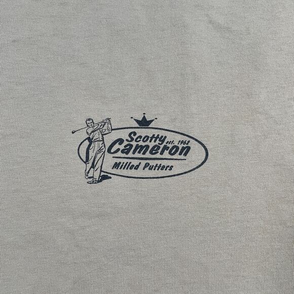 Vintage Titlest Scotty Cameron Fine Milled Putters Tee Shirt Made In USA XL - Picture 2 of 10